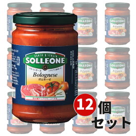 【12本セット】ソル・レオーネ ボロネーゼソース(300g) パスタソース 1300422【まとめ買い】