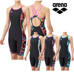 アリーナ トレーニングワンピーススパッツ(オープンバック・ハーフレッグ) レディース 練習用水着 AS5SWM11L arena