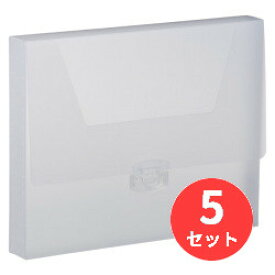 【5個セット】キングジム(KING JIM) シンプリーズ キャリングケース(透明)284TSP A4 収納幅40mm 透明 【まとめ買い】