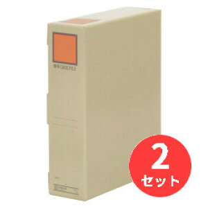 【2冊セット】キングジム(KING JIM) 保存ケースファイル 4278 A4 収納幅80mm 【まとめ買い】
