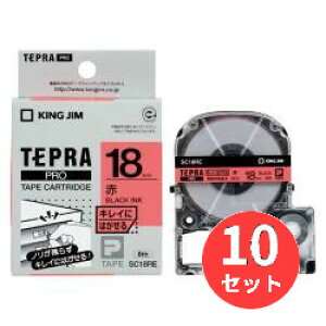 �y10�Z�b�g�z�L���O�W��(KING JIM) PRO�e�[�v�J�[�g���b�W �L���C�ɂ͂�����SC18RE 18mm�� ��/������ �y�܂Ƃߔ����z