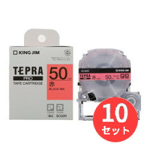 �y10�Z�b�g�z�L���O�W��(KING JIM) PRO�e�[�v�J�[�g���b�W �J���[���x��(�p�X�e��) SC50R �y�܂Ƃߔ����z