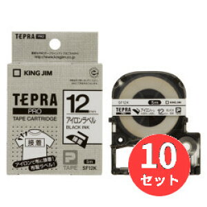 �y10�Z�b�g�z�L���O�W��(KING JIM) PRO�e�[�v�J�[�g���b�W �A�C�������x�� SF12K 12mm�� �A�C����/��/������ �y�܂Ƃߔ����z