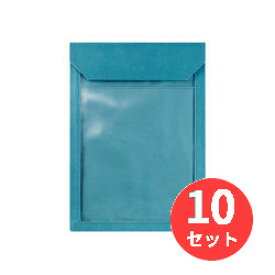 【10個セット】キングジム(KING JIM) FLATTYワークス A4タテ 5416 ミズイロ 【まとめ買い】