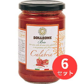 【6本セット】ソル・レオーネビオ プレミアム パスタソース カラブリア 日欧商事 1945127【まとめ買い】