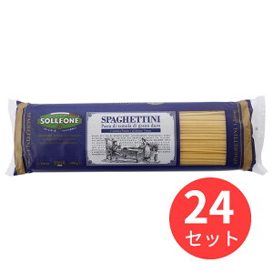 【24袋セット】ソル・レオーネ スパゲッティーニ 1.5mm 500g 1008165 日欧商事【まとめ買い】
