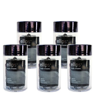 yellipsz GbvXiGvXj vP` ubN 50 5Zbg wAr^~ 􂢗Ȃ wAg[gg yz _[WwA Ellips Silky Black prokeratinwA[ IC r