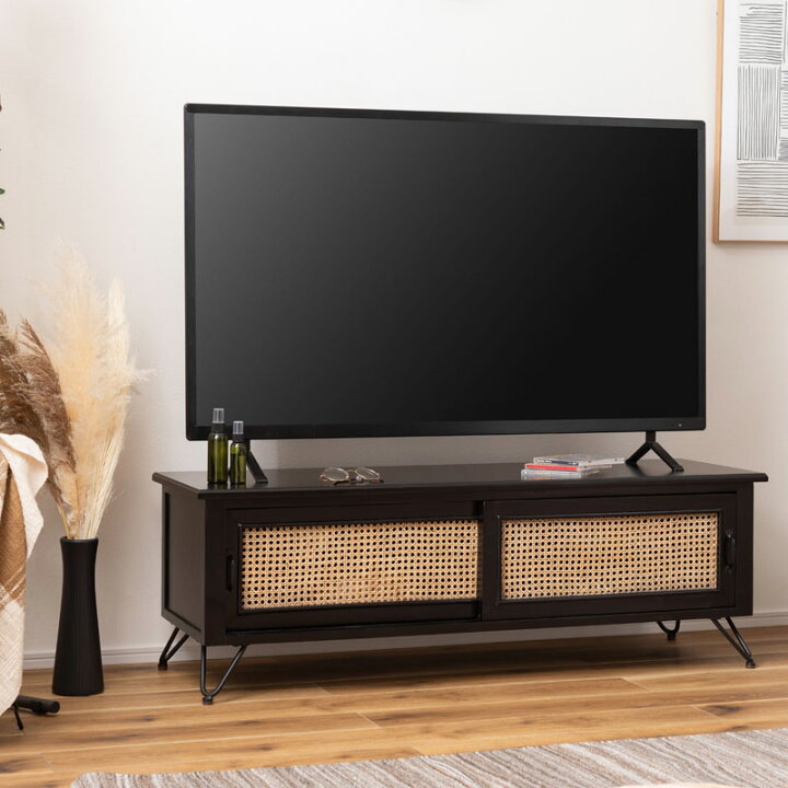 楽天市場】アジアン家具 天然ラタンテレビボード(120) 送料無料 テレビ 