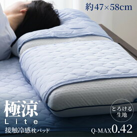【ゲリラセール★先着20%OFFクーポン】冷感 枕パッド 2個セット とろふわ×冷感 接触冷感 QMAX0.42 夏用 吸汗速乾 涼感 ひんやり 冷却 冷感 暑さ対策 枕カバー 約47×58cm 丸洗い可能 抗菌防臭 簡単装着 夏 キルティング加工 ワッフル生地 オールシーズン