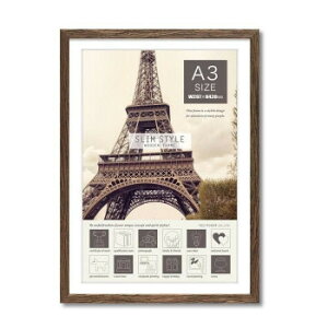 ���[�p���[ Slim Style Frame �X�����X�^�C���ؐ��t���[�� A3�� �E�H�[���i�b�g�u���E�� SW-01803