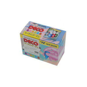 ニッカー絵具 マーブリングデコ 10mlx6色セット パステルカラーN MD-6PN