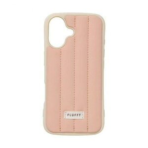 FLUFFY iPhone17��p�w�ʌ^�P�[�X Coral/�R�[���� iP25-61-FFYH05