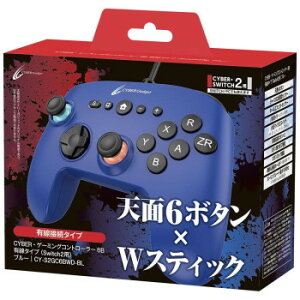 Switch2�p �Q�[�~���O�R���g���[���[6B �L���^�C�v �u���[ CY-S2GC6BWD-BL