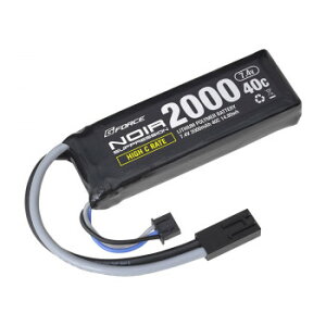 G-FORCE �W�[�t�H�[�X Noir Suppression LiPo 7.4V 2000mAh 40C �~�jS�݊��T�C�Y GFG934