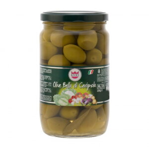 デリツィア・ドゥエミッラ  ジャイアントグリーンオリーブ 種あり 690g 6個セット 35