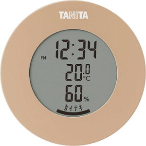 TANITA タニタ デジタル温湿度計 ライトブラウン TT-585