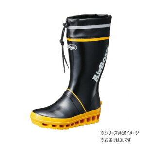 福山ゴム工業 長靴 エアボス 020 3Lブラック AA97700