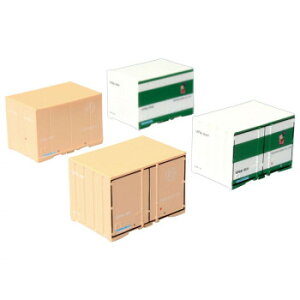 日本曹達 U19Aコンテナ ベージュ・白/緑 4個入り A104-9