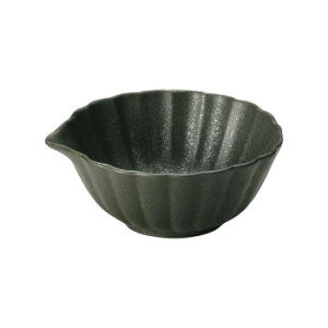 光洋陶器 花伝 かすみ 黒 7cm口付小鉢 56130096