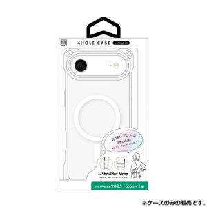 4�z�[���P�[�X MagSafe�Ή� iPhone2025 6.6�C���`(1��)�Ή� �N���A i39CiJS03