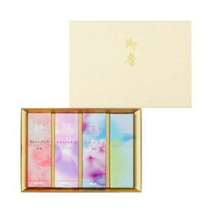 日本香堂 花風 進物 三種・色芯ろうそく入 27489