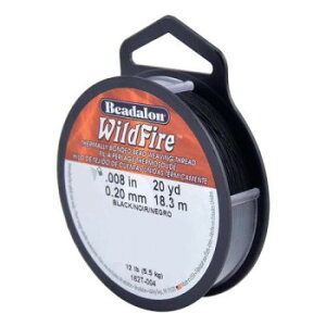 Beadalon(�r�[�_����) WildFire (���C���h�t�@�C���[) �r�[�Y�X�e�b�`��p�� �u���b�N 0.20mm