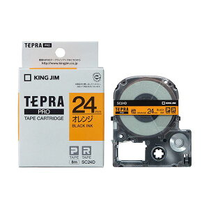�y5�Z�b�g�z KING JIM �L���O�W�� �e�v��PRO�e�[�v 24mm �I�����W KJ-SC24DX5