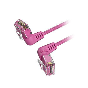 �y5�{�Z�b�g�z VENTION Cat.6a LAN�P�[�u�� UTP ���p�R�l�N�^ 360°�X�C���O�^�C�v �s���N 2m �s���N IB-0415X5