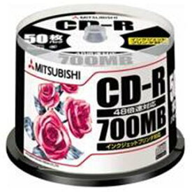 三菱化学メディア CD-R ＜700MB＞ SR80PP50 50枚