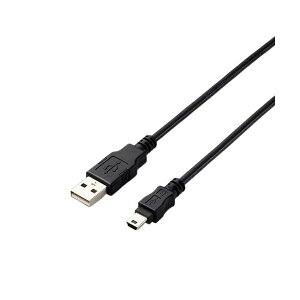 �i�܂Ƃ߁j�G���R�� USB2.0A-miniB�P�[�u�� 0.5m RoHS�w�ߏ����i10�����j U2C-AM05BK/ID 1�{�y×3�Z�b�g�z