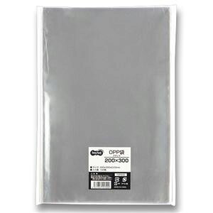 (まとめ) TANOSEE OPP袋 フラット 200×300mm 1パック(100枚) 【×10セット】