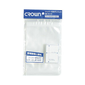 i܂Ƃ߁j Wbp[t|obN PE0.08mm BTCY CR-PB6B-T 20 y×30Zbgz