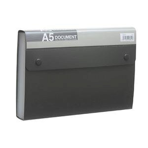 (まとめ) キングジム ドキュメントファイル(エコノミータイプ) PP表紙 A5 13ポケット 黒 2254 1冊 【×10セット】