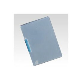 （まとめ） クリップインファイル A4判タテ型（クリップスケルトンカラー） SSS-115-10 ブルー 1冊入 【×20セット】