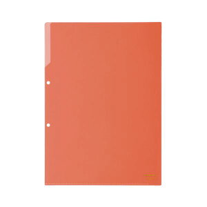 コクヨ クリヤーホルダー(2穴あき・カラー)A4 赤 フ-750R 1セット(50枚)