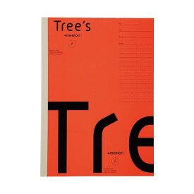 (まとめ) キョクトウ Tree s B5 Pメモリ A罫30枚 レッド 【×50セット】