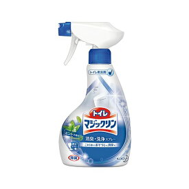 （まとめ）花王 トイレマジックリン消臭・洗浄スプレー ミントの香り 本体 380ml 1本【×20セット】