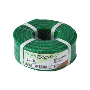 (�܂Ƃ�) TRUSCO �|���O���[�����[�v 6mm×20m �R�C���� R-620PEG 1�� �y×5�Z�b�g�z