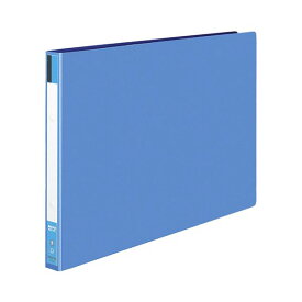 コクヨ リングファイル 色厚板紙表紙A3ヨコ 2穴 170枚収容 背幅30mm 青 フ-423NB 1セット（10冊）