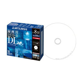（まとめ）三菱ケミカルメディア 録画用DVD-RDL 215分 2-8倍速 ホワイトワイドプリンタブル 5mmスリムケース VHR21HDSP101パック(10枚) 【×3セット】