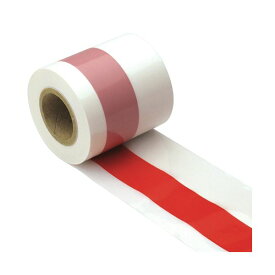 （まとめ）ササガワ 紅白テープ 50m巻40-3081 1巻【×5セット】