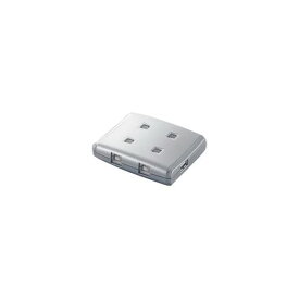 (まとめ）エレコム USB2.0対応切替器 4回路 USS2-W4 1台【×3セット】
