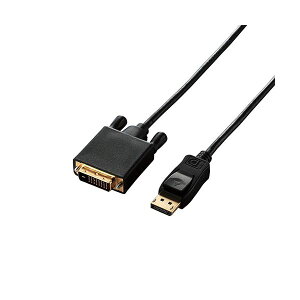 GR ϊP[u DisplayPort-DVI 1.0m ubN CAC-DPDVI10BK