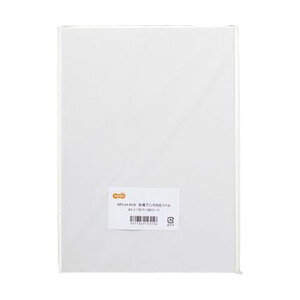 (まとめ)TANOSEE 各種プリンタ対応ラベルA4 ノーカット 1冊(100シート)【×10セット】