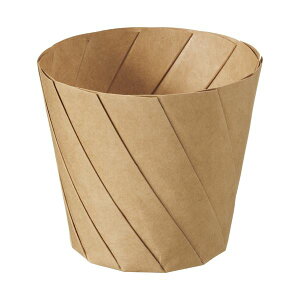 (まとめ)シンメイ おりがみカップ 小 茶 TY2 1パック(20枚)【×3セット】蓋別売り