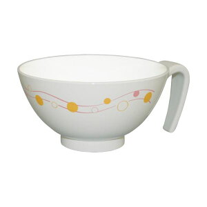 (まとめ) 台和 取っ手付き飯碗 みず玉 HS-N43 1個 【×5セット】