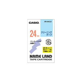(まとめ) カシオ NAME LANDクリーニングテープ 24mm XR-24CLE 1個 【×10セット】