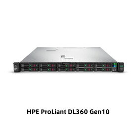 HP DL360 Gen10 Xeon Silver 4210 2.2GHz 1P10C 16GBメモリホットプラグ 8SFF(2.5型) P408i-a/2GB 500W電源 366FLR NC GSモデル P19779-291