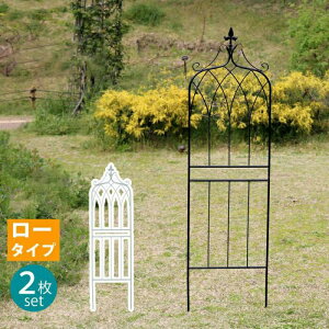 フェンス 屋外 アイアン ガーデンフェンス トレリス ガーデニング 庭 簡単 アイアンフェンス ガーデン アンティーク 柵 挿すだけ 埋め込み セット 黒 おしゃれ 簡単取り付け 簡単設置 本体