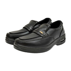 Sforzi カジュアルシューズ メンズ エアクッション 衝撃吸収 軽量 ゆったり スリッポン 合皮 ブラック/ダークブラウン 24.5cm/25.0cm/25.5cm/26.0cm/26.5cm/27.0cm GOM-110